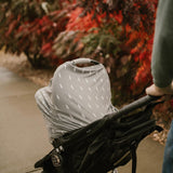 Multi-use cover for baby stroller.