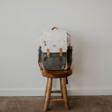 Birch Bag Diaper Backpack in Cream.  