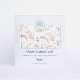 Muslin Cotton Prairie Floral Quilt