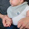 Shadow 2 Bandana Bib on baby boy