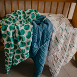 Timber Swaddle Set on crib