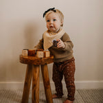 Yellow Bandana Bib for baby.