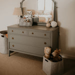  Gray Felt Storage Cube for nursery