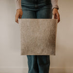 Oatmeal Felt Storage Cube