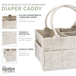 White Diaper Caddy Infographic
